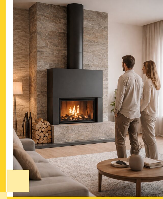 Закрытые камины под ключ в Орехове-Зуеве от 125040 р., ЭриданРхв