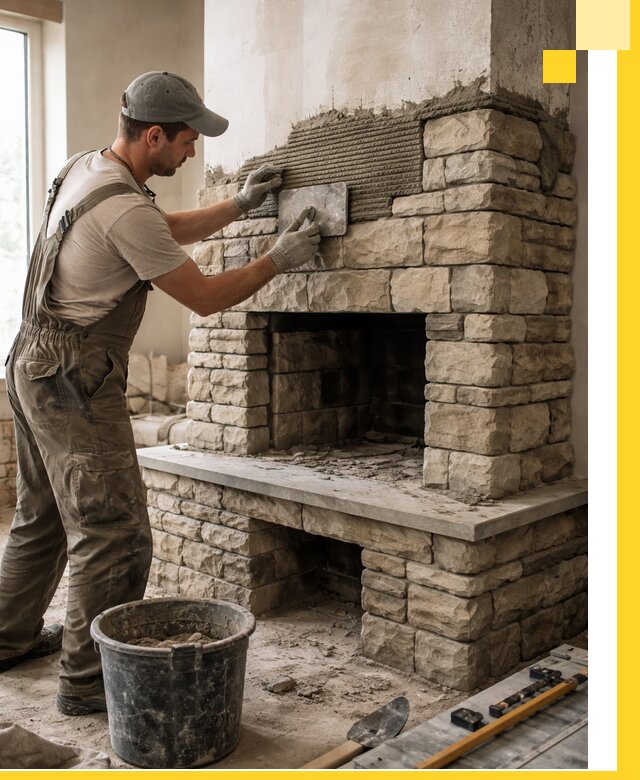 Строительство каминов под ключ в Орехове-Зуеве от проектирования до монтажа