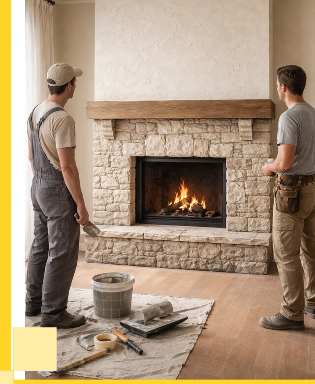 Отделка каминов в Орехове-Зуеве от 6773 р. под ключ | ЭриданРхв