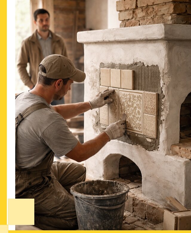 Отделка печей и банных печей в Орехове-Зуеве от 36470 р. | ЭриданРхв