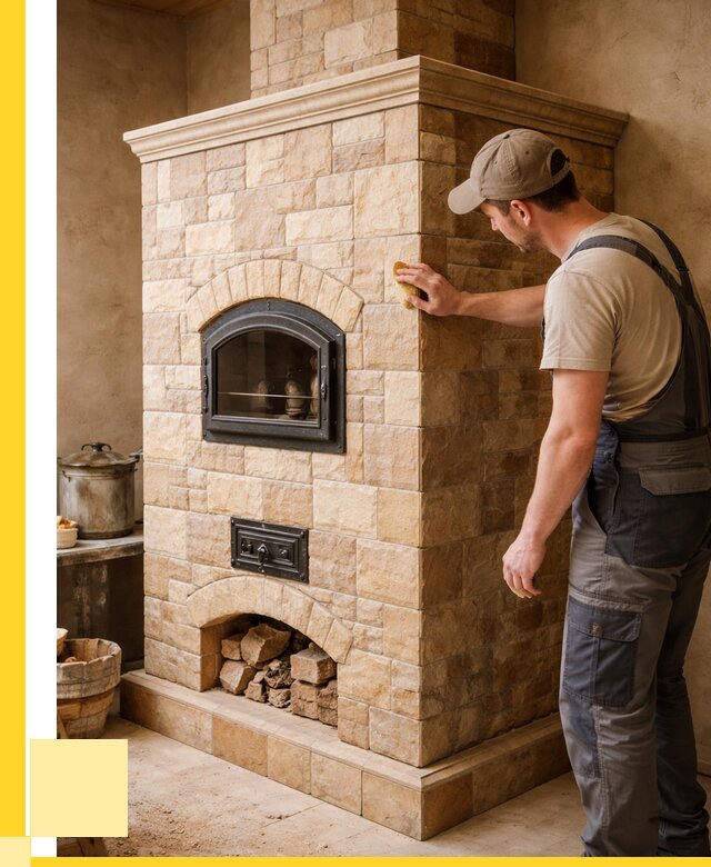 Облицовка печей в Орехове-Зуеве от 4689 р. под ключ | ЭриданРхв