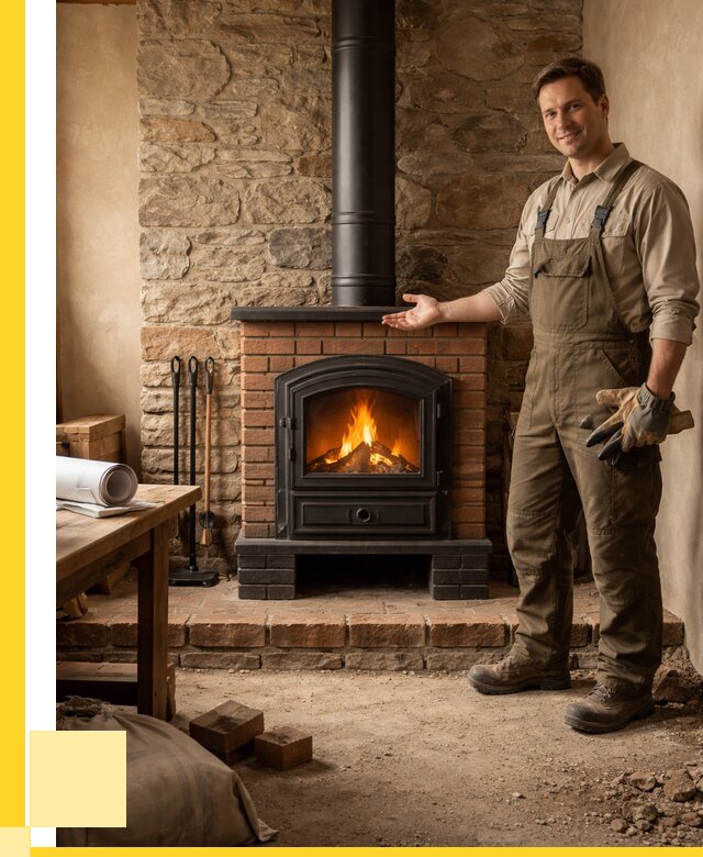 Печи отопительные из кирпича в Орехове-Зуеве от 83360 р., ЭриданРхв