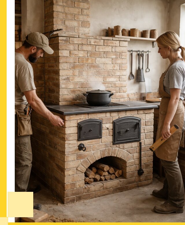 Варочно отопительные печи в Орехове-Зуеве от 93780 р. | ЭриданРхв