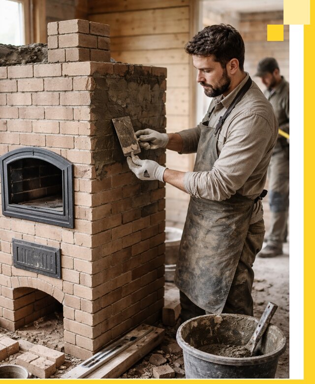 Изготовление и установка печей-шведок под ключ в Орехове-Зуеве