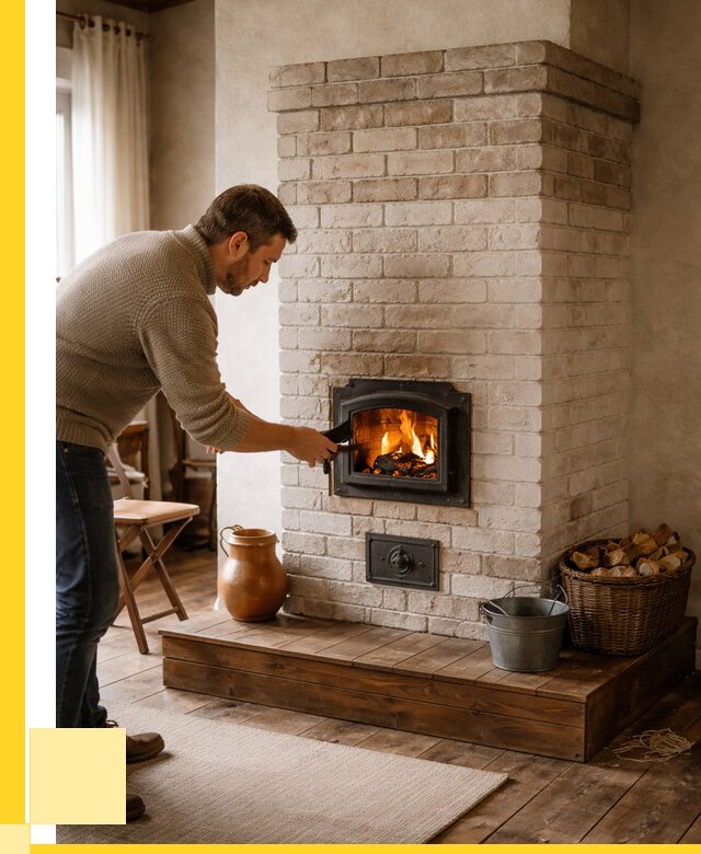 Печь голландка из кирпича в Орехове-Зуеве от 88570 р. | ЭриданРхв