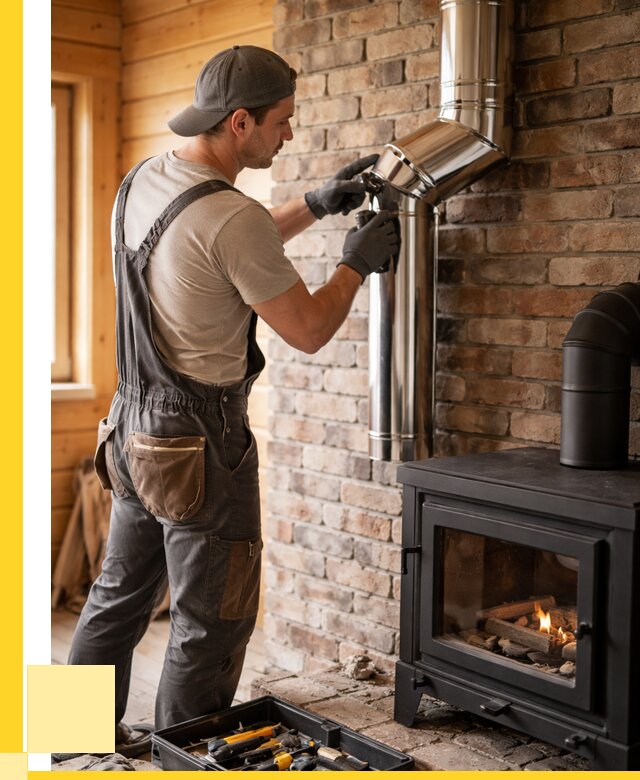 Монтаж дымоходов для печей в Орехове-Зуеве от 7815 р. | ЭриданРхв