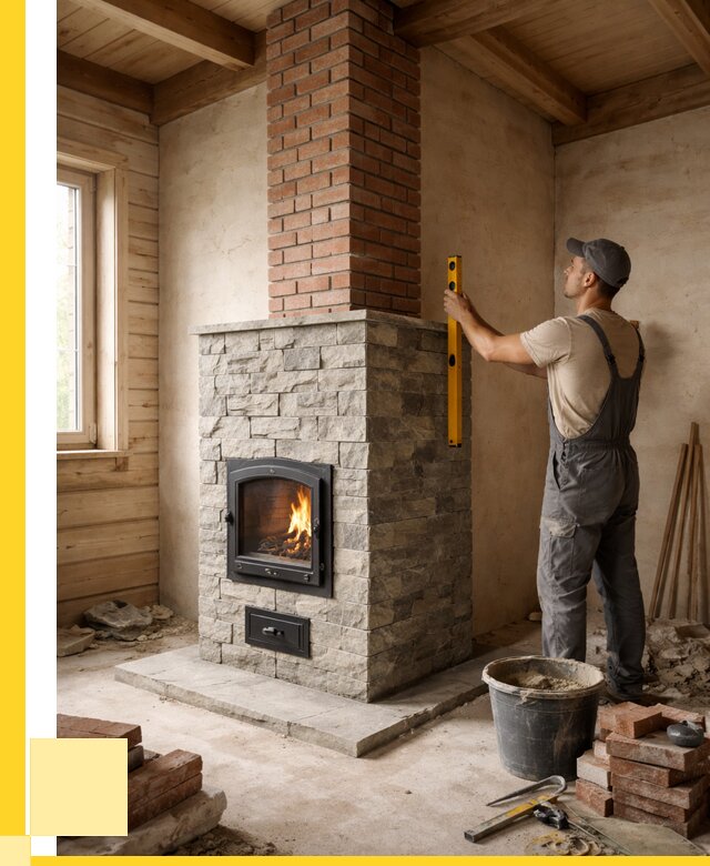 Печи и дымоходы под ключ в Орехове-Зуеве от 46890 р., ЭриданРхв