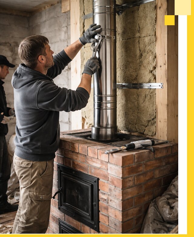 Изготовление и монтаж печей и дымоходов под ключ в Орехове-Зуеве