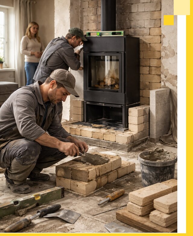 Печи и камины под ключ: проект, установка в Орехове-Зуеве