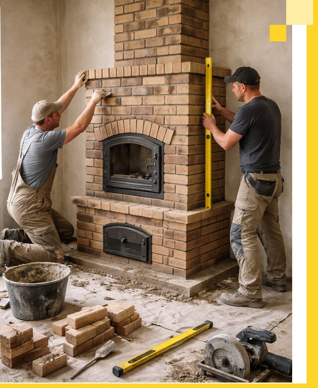 Продажа и установка печей и каминов для дома под ключ в Орехове-Зуеве