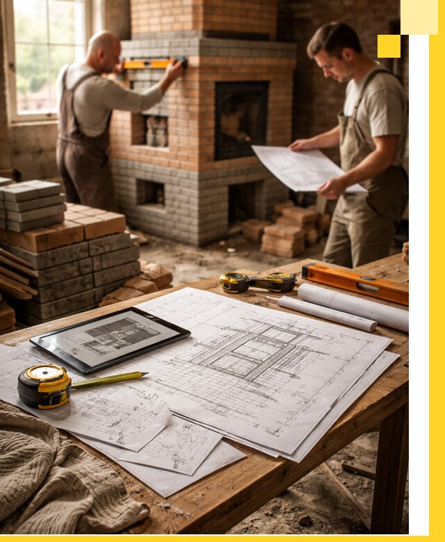 Проекты печей и каминов с индивидуальным дизайном в Орехове-Зуеве