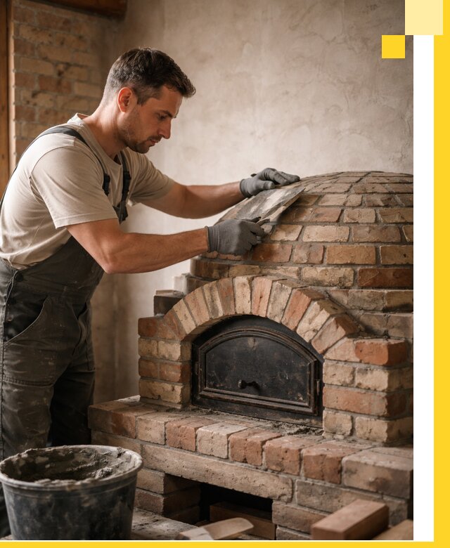 Изготовление и монтаж помпейских печей на заказ в Орехове-Зуеве