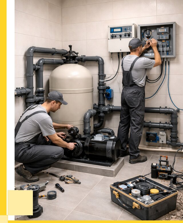 Монтаж оборудования для бассейнов в Орехове-Зуеве от 41680 р. | ЭриданРхв