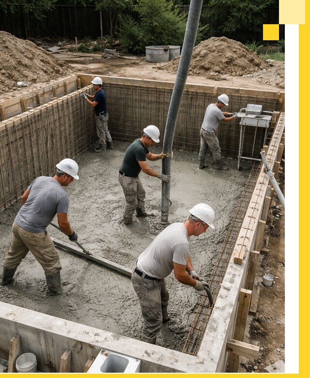 Строительство бетонных бассейнов под ключ в Орехове-Зуеве