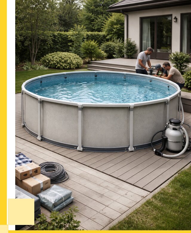 Купить каркасные бассейны в Орехове-Зуеве от 46890 р. | ЭриданРхв