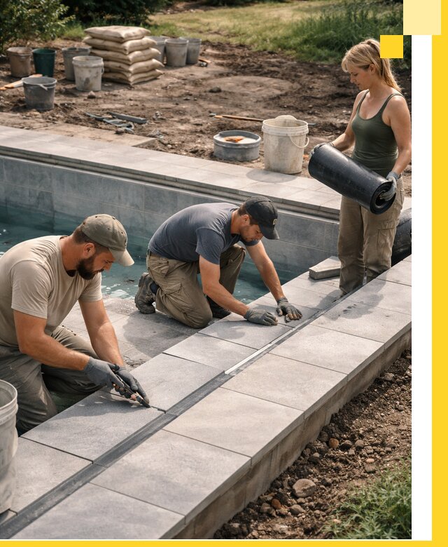 Строительство и монтаж уличных бассейнов под ключ в Орехове-Зуеве