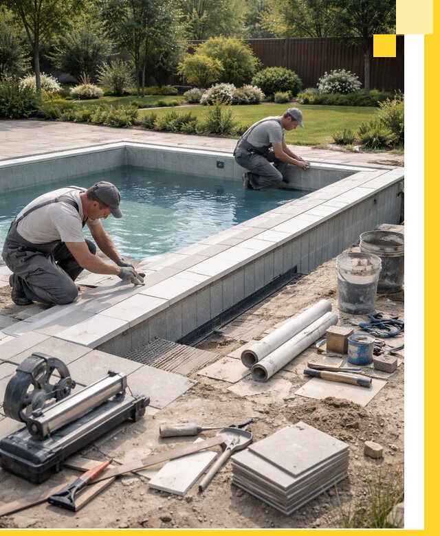 Строительство открытых бассейнов под ключ в Орехове-Зуеве профессионально