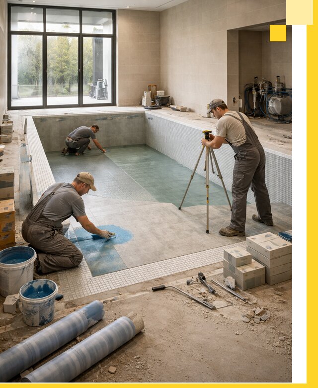 Проект и строительство закрытых бассейнов в Орехове-Зуеве под ключ