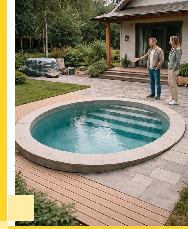 Бассейн на даче под ключ в Орехове-Зуеве от 208400 р., ЭриданРхв