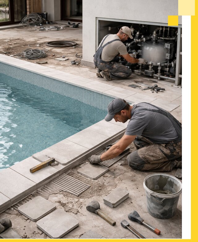 Строительство и монтаж бассейнов в коттедже в Орехове-Зуеве