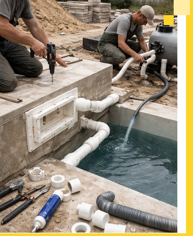 Строительство скиммерных бассейнов под ключ в Орехове-Зуеве