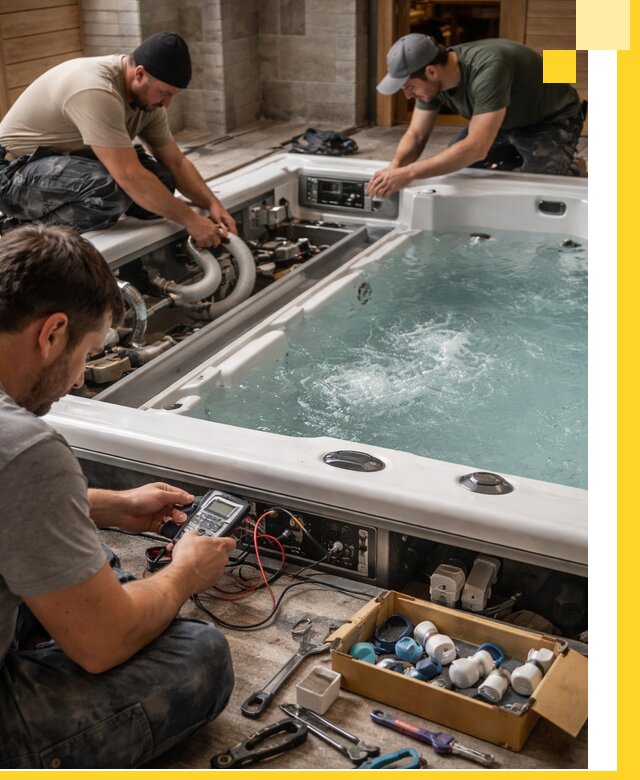 Гидромассажные бассейны под ключ в Орехове-Зуеве, дизайн и монтаж