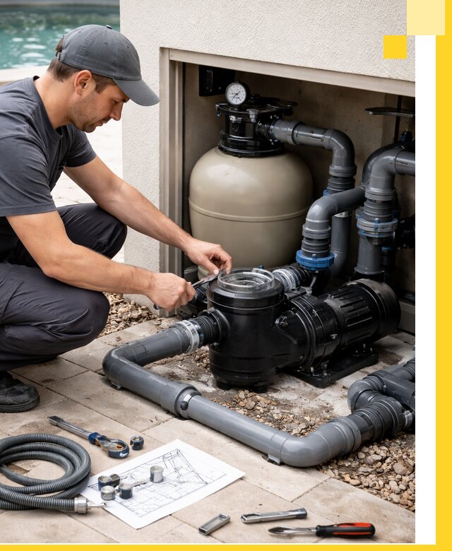 Поставка, монтаж и сервис насосов для бассейнов в Орехове-Зуеве