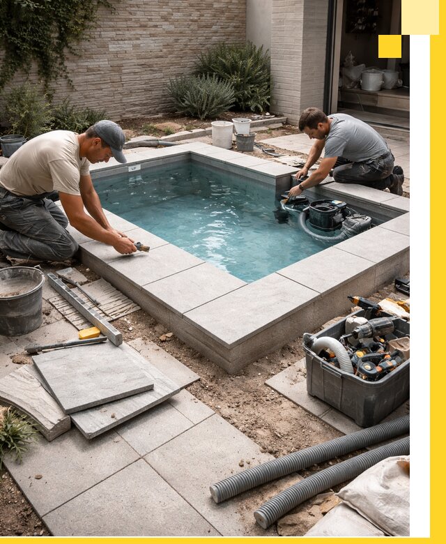 Мини бассейны под ключ в Орехове-Зуеве, дизайн и установка