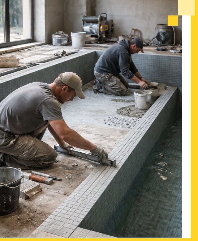 Строительство бассейна в частном доме в Орехове-Зуеве под ключ