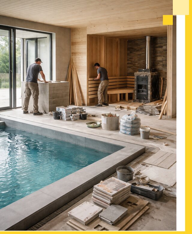 Проектирование и строительство бань с бассейном в Орехове-Зуеве