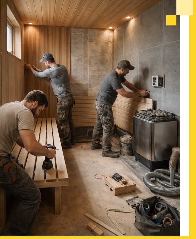 Сауны под ключ в Орехове-Зуеве, проектирование, строительство, отделка
