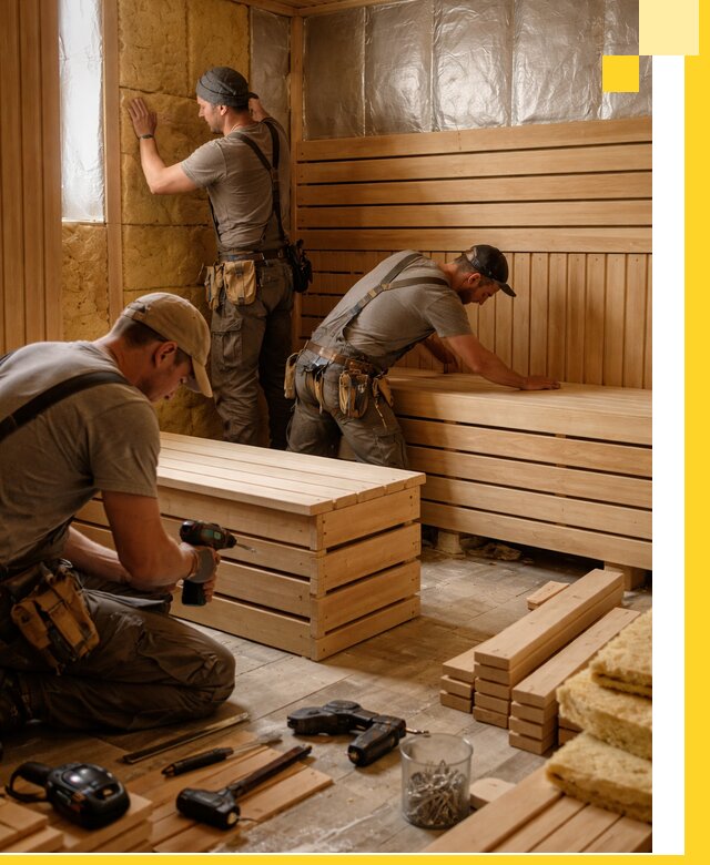 Профессиональное строительство саун под ключ в Орехове-Зуеве