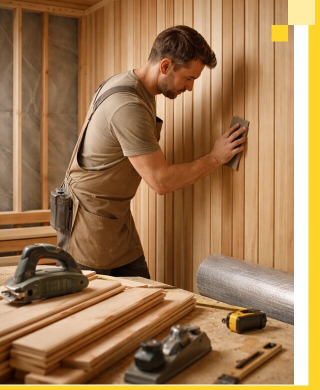 Профессиональная отделка саун и парных под ключ в Орехове-Зуеве