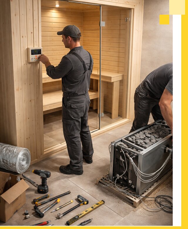 Поставка, установка и монтаж электрических саун в Орехове-Зуеве