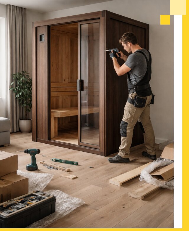 Установка и производство мини саун под ключ в Орехове-Зуеве