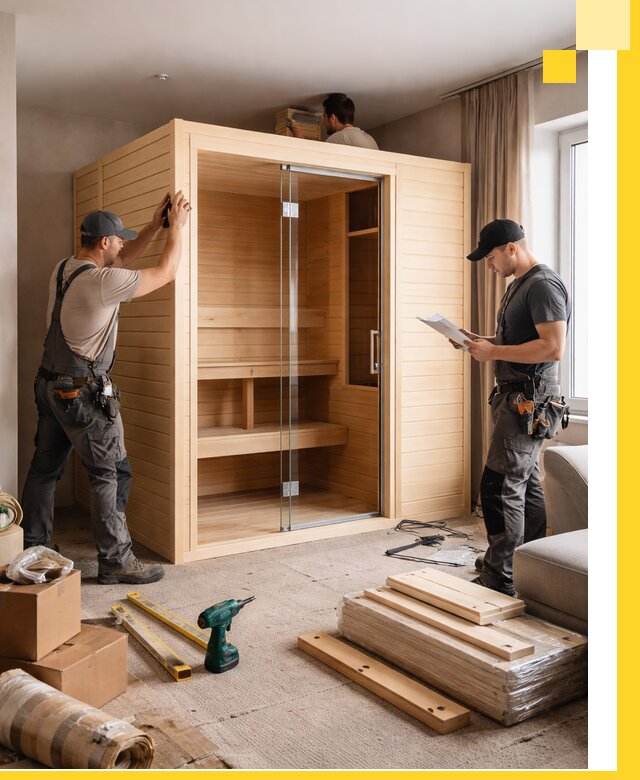 Установка и благоустройство саун в квартире в Орехове-Зуеве