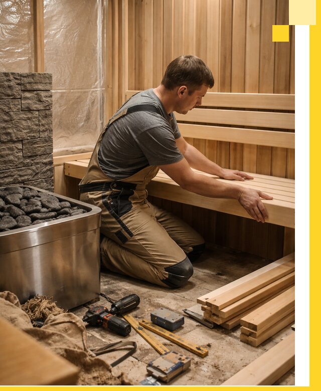 Сауны для дома под ключ с проектированием и монтажом в Орехове-Зуеве