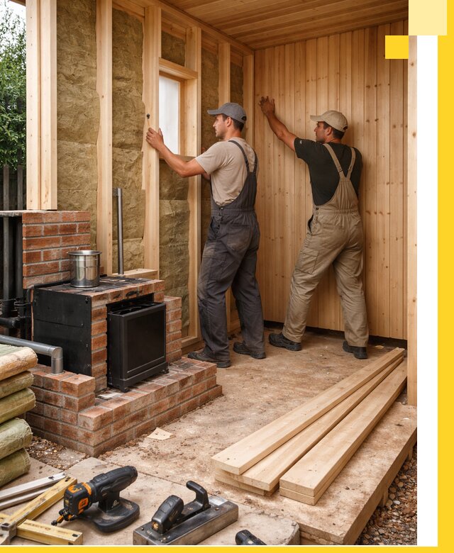 Строительство и установка дачных саун под ключ в Орехове-Зуеве