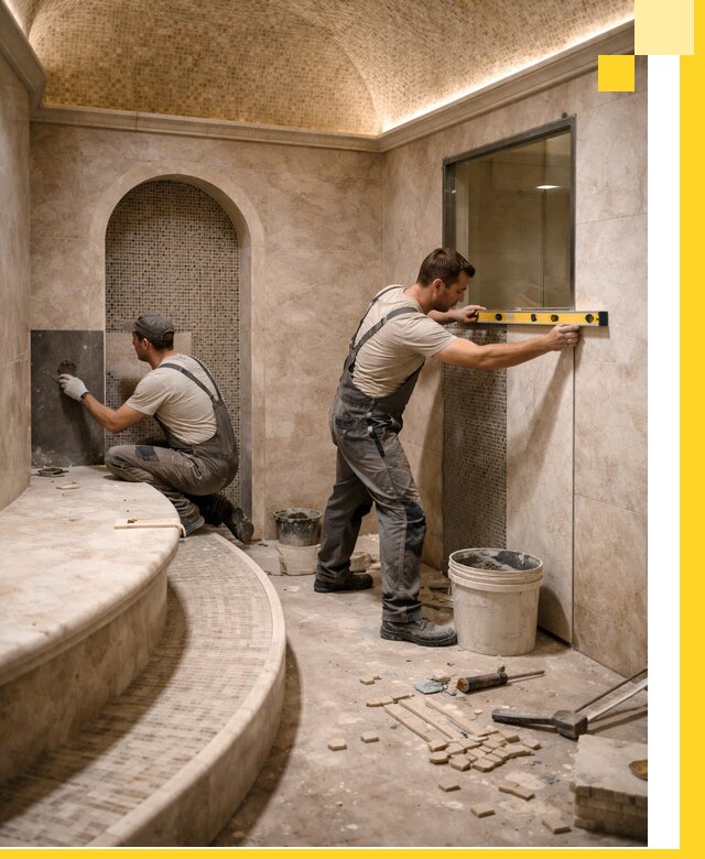 Проектирование и строительство саун с хамамом под ключ в Орехове-Зуеве