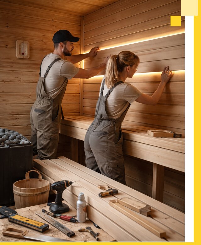 Дизайн саун и бань под ключ с индивидуальным проектом в Орехове-Зуеве