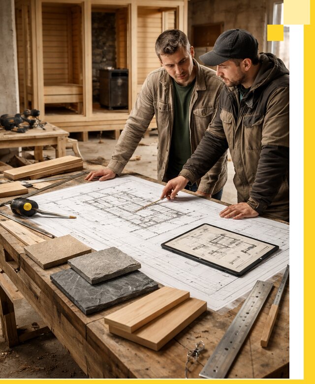 Проекты бань под ключ и планы строительства в Орехове-Зуеве