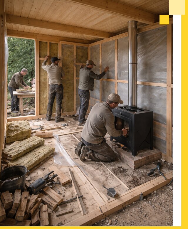 Профессиональный монтаж бань под ключ в Орехове-Зуеве для дома