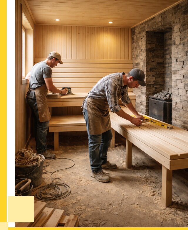 Отделка бани в Орехове-Зуеве: внутренняя отделка от 3126 р. | ЭриданРхв