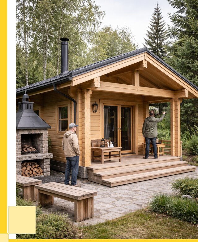 Деревянные бани под ключ в Орехове-Зуеве от 468900 р. | ЭриданРхв