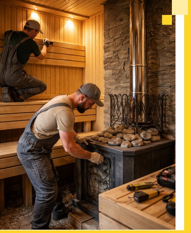 Комплексный дизайн бань, саун и зон отдыха в Орехове-Зуеве