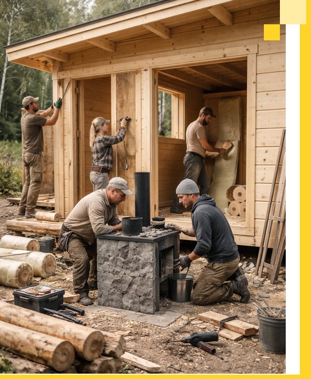 Купить баню под ключ в Орехове-Зуеве строительство монтаж отделка