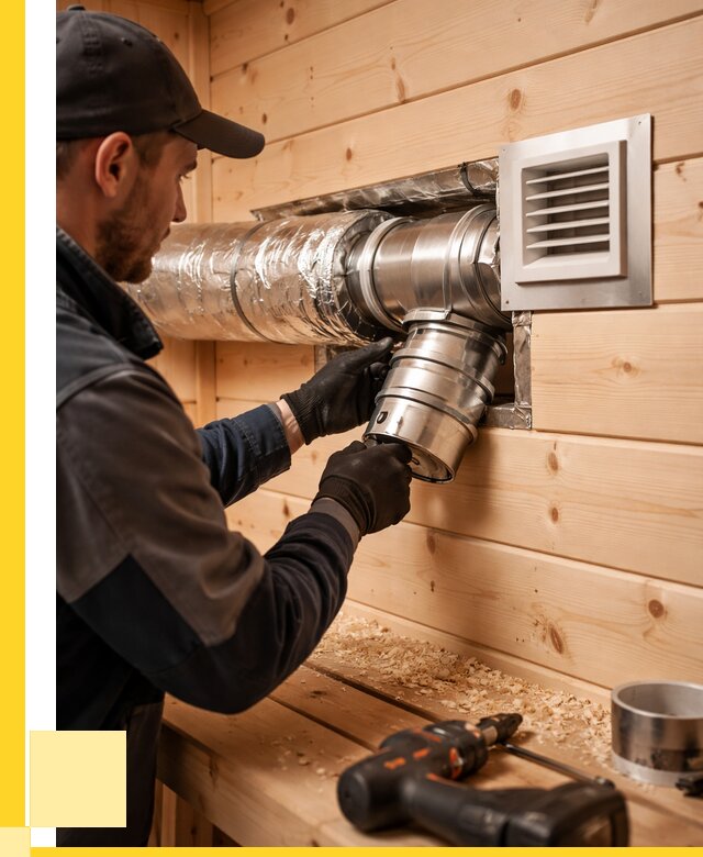 Монтаж вентиляции бани в Орехове-Зуеве от 12504 р. | ЭриданРхв