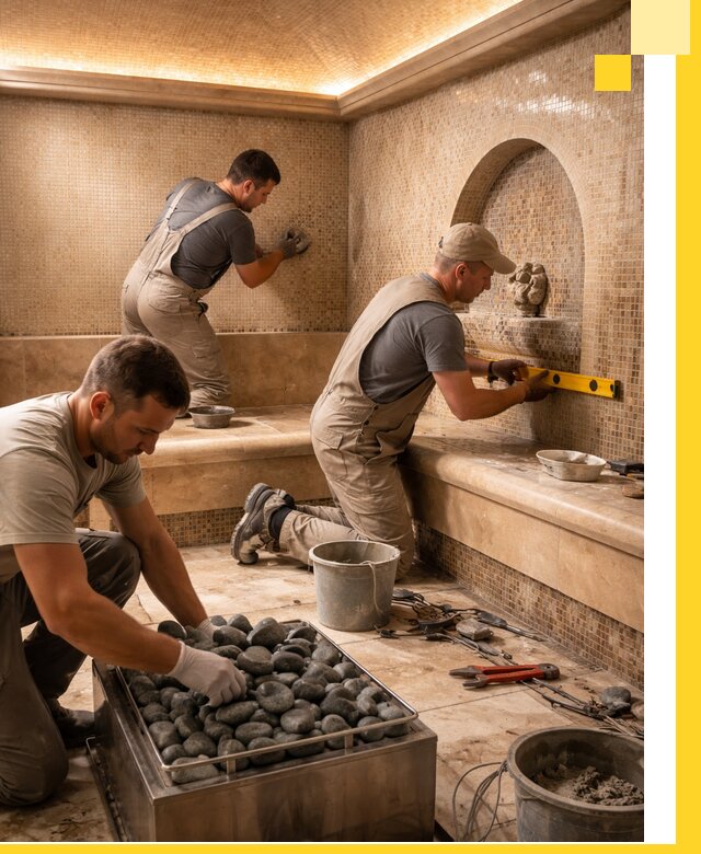 Проектирование и строительство хамама и сауны в Орехове-Зуеве