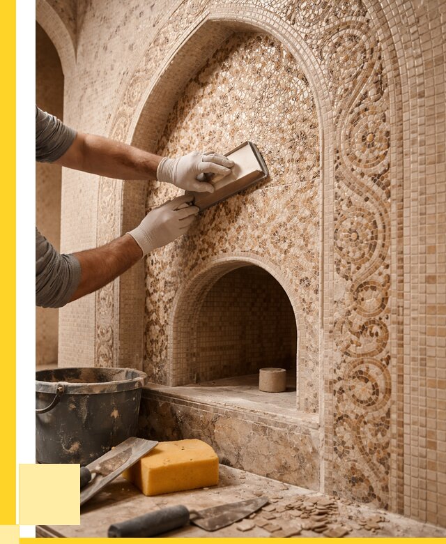 Мозаика для хамама в Орехове-Зуеве под ключ от 5210 р. | ЭриданРхв