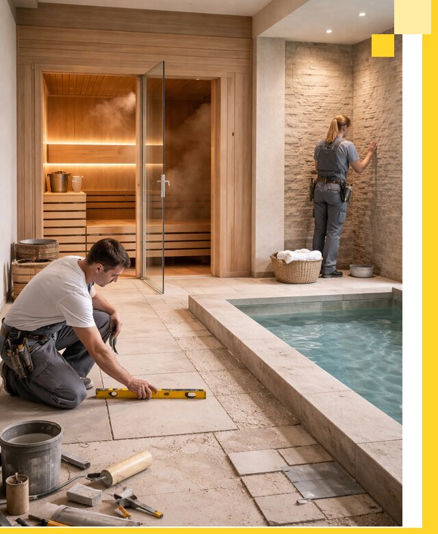 Комплексный дизайн и отделка интерьеров SPA под ключ в Орехове-Зуеве